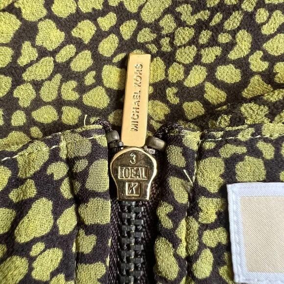 Michael Kors Green Printed Sleeveless Top, US2 - Picture 5 of 7